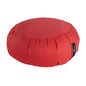 Hugger Mugger Zafu Meditation Cushion - Support in Cross-Legged Sitting, Buckwheat Filled, Durable Fabric, Convenient Handle, Handmade in USA - color: Poppy