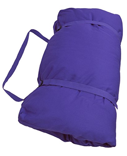YogaAccessories Cotton Zabuton Meditation Cushion - color: Purple