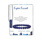 Pingyongchang Stress Relief Anxiety Yoga Bracelets Necklace Set,Healing Crystal Stone Mantra Bracelets for Women Natural Crystal Stone birthday Gifts For Teen Girls Black Leather Necklace for Men - color: Lapis Lazuli