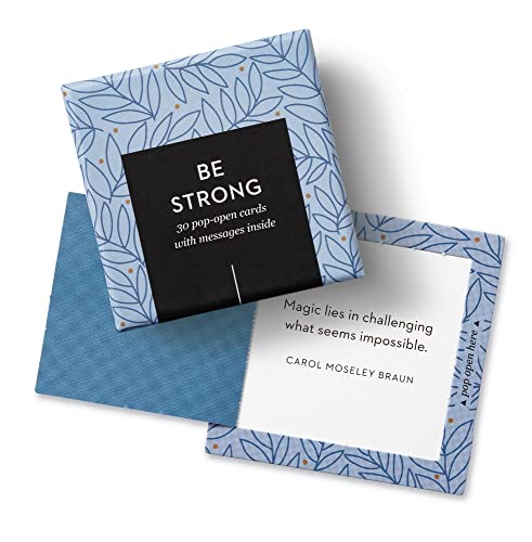 Compendium ThoughtFulls Pop-Open Cards — 4-Pack of You're Awesome, You Matter, Be Strong, Life Is Beautiful — 120 Pop-Open Cards, Each with a Different Message Inside - color: Awesome, Matter, Strong, Life is Beautiful