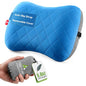 Hikenture Camping Pillow with Removable Cover - Ultralight Inflatable Pillow for Neck Lumbar Support - Upgrade Backpacking Pillow - Washable Travel Air Pillows for Camping, Hiking, Backpacking - color: Blue