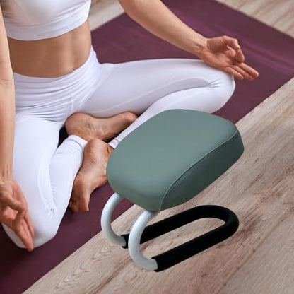 Menolana Kneeling Meditation Stool,Prayer Stool, Versatile with Anti Slip Lid, Comfortable Kneeling Bench Seat for Home Adults Prayer, Blue - color: Blue