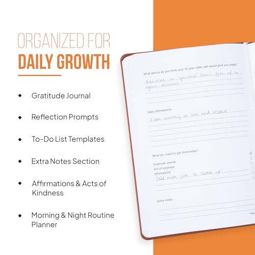 90-Day Guided & Gratitude Journal for Women & Men | Everyday Journal with Prompts, Affirmations, Kindness Trackers, & Personal Growth Planner | Self Care Planner