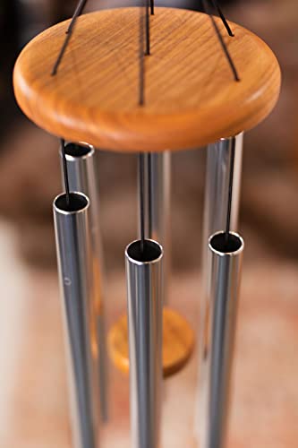 Blue Agate Meditation Chimes for Relaxing Sound Healing, 2-YEAR WARRANTY