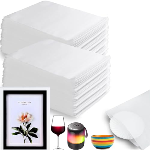 100 Pack Foam Pouches, Cushion Foam Wrap Pouches for Moving and Storing, 8"x10" Foam Wrap Pouches Protect Fragile Items, Protect Mug, Glasses, China, and Dishes, Packing supplies - size: 8"X 10" 100PCS