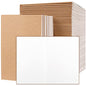 EOOUT 80pcs Kraft Notebooks for Kids, Blank Journals Bulk, Sketch Books, 60 Pages Composition Notebook, 80gsm, 8.3x5.5 Inches, Travel Journal Set, for Travelers, Students and Office Supplies - style: Blank-80pack