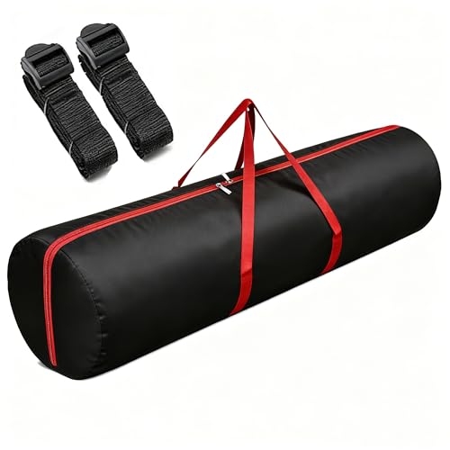 Extra Large 600D Oxford Waterproof Sports Duffle Bag 2-Way Zippers 59×14.9 Inch Large Foldable Storage Bag for Folding Bed, Mattress, Duvet, Camping Chair, Beach Umbrella (1 Pack) - size: 59*15 inch