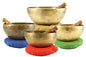 432Hz Four Chakra Tibetan Singing Bowl Set