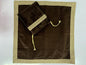 SMMS Spiritual Velvet Table Cloth Altar Tarot Spread (Brown, Small- 46cm*46cm/ 18inch*18inch) - color: Brown, size: Small- 46cm*46cm/ 18inch*18inch