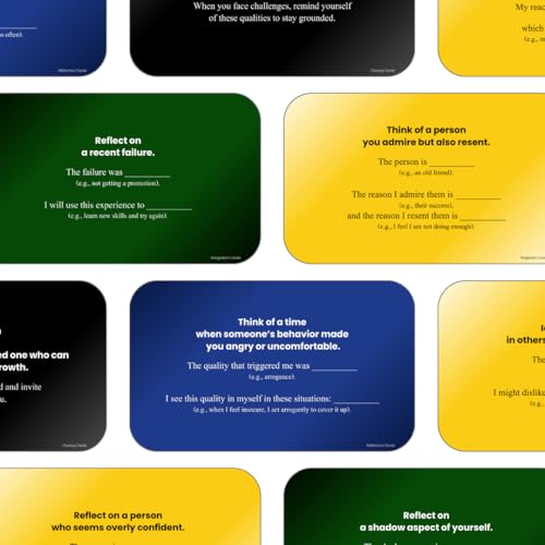Shadow Work Cards The First, Interactive Shadow Work Game Distilled from Shadow Work journals