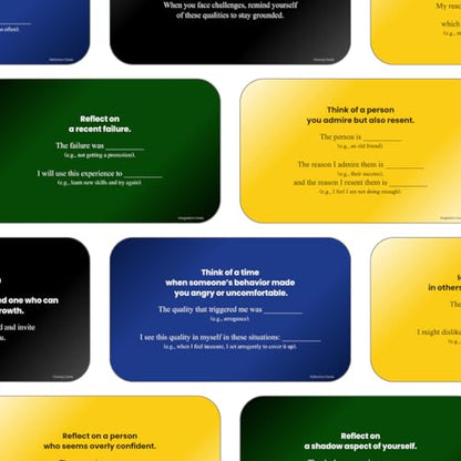 Shadow Work Cards The First, Interactive Shadow Work Game Distilled from Shadow Work journals