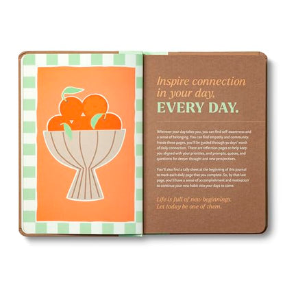 Compendium – Connection Every Day Guided Journal: A Daily Practice for Community and Self-Reflection – A 5-Minute-a-Day Personal Growth Notebook – An Inspiring Daily Journal for Forming New Habits