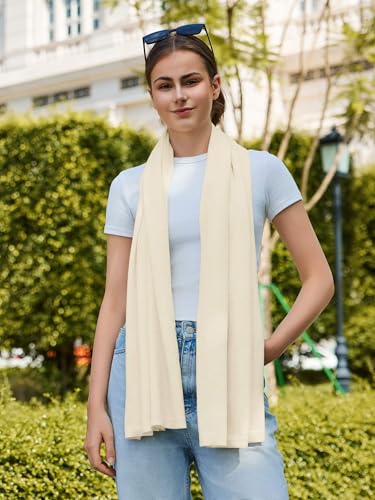 Lacretazhi Women'S Shawl Wraps Poncho Sweater Lightweight Knit Scarf With Buttons Versatile Cape Cardigan Spring Summer Fall - color: Barley Twist