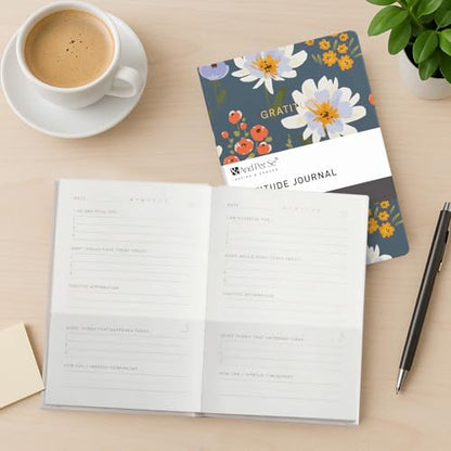And Per Se Gratitude Journal for Women – 5 Minute Daily Practice with Prompts & Quotes – Undated Mindfulness & Happiness Notebook (Garden Flowers) - color: d.Garden Flowers