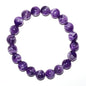 Single-pack of pure gemstone bracelets… - color: Amethyst-10mm