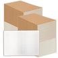 100 Pack Blank Kraft Notebooks, 8.3x5.5 Inches A5 Small Journals Bulk Blank Notebooks 80 Gsm Unlined with 60 Pages A5 Subject Notebooks Traveler Journal Set for Adult Students Back to School Supplies - color: Blank inner pages-100 PCS