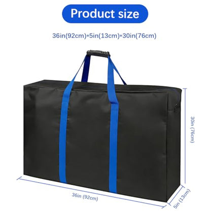 Portable 6FT Table Storage Bag - Waterproof & Durable Folding Table Cover - Compact 36x5x30 inch Carry Case for Camp, Picnic, Tailgate Tables