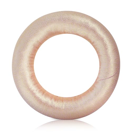 Singing Bowl Cushion for Tibetan Singing Bowls, Handmade Silk Brocade Round Cushion Pillow for Sound Healing and Crystal Sound Bowls Accessories(6.7 Inch,DustyPink) - color: DustyPink, size: 6.7 Inch