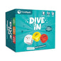 ThinkPsych Dive in - SEL Conversation Dice Game with 400+ Topics | Therapy Games for Kids & Teens | Social Emotional Learning for Home & School | Play Therapy & Counseling Toys | Ages 6-99