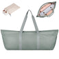 Large Yoga Mat Bag with Shoes Compartment and Wet Pocket Ladies Pilates Gym Tote Bag with Yoga Mat Holder Strap for Women Men Workout Carrier Stuff Accessories - color: Greenish Grey