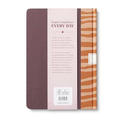 Compendium – Confidence Every Day Guided Journal: A Daily Practice for Strength and Courage – A 5-Minute a Day Personal Growth Notebook – An Inspiring Daily Journal for Forming New Habits - color: Confidence Plum