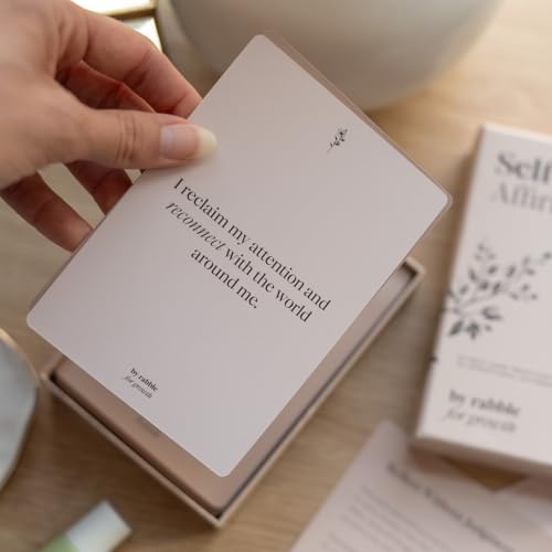 Self-Care and Affirmations Deck - 52 Affirmations and 52 Self Care Exercises