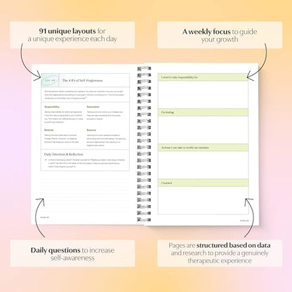 Research Boundaries & Self Care Journals - Psychologist-Backed, Therapist-Recommended Manifestation & Affirmation Journals for Women
