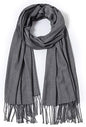 Cindy & Wendy Pashmina Shawls and Wraps Scarf for Women Soft Large Winter Shawl for Evening Dress Wedding Party - color: Heather Grey