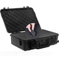 12" Hard Case with Pick Pluck Foam Insert, 13.3 x 10.5 x 4.3 Inch - Watertight Airtight Case for Pistol, Recorder, Camera, Microphone, GoPro - size: Inner 12" x 8.5" x 4"