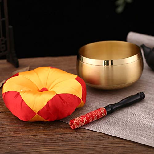 Tibetan Bowl Singing Bowl Decorative-Wall-Dishes Home Decoration Decorative Wall Dishes Tibetan Singing Bowl (Size : 15cm) ()