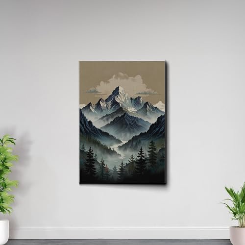 Japanese Wall Art, Minimalist Wall Art, Neutral Abstract Art, Modern Minimalist, Zen Wall Art, Zen Printed Wall Art, Japanese Art Print, Canvas, Wall