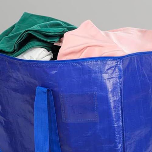 SOLUSTRE Storage Bag for Blankets and Quilts Zippered Organizer for Clothes and Bedding Design for Closet and Travel Capacity