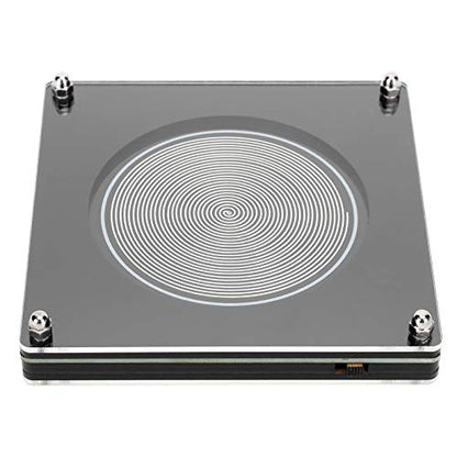Portable 7.83Hz Resonances Generator with Ultra Low Frequency Pulse, ABS Silver Sleep Support Device for Relaxation & Focus, Model FM783