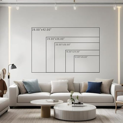 KPLUNDO Zen Canvas Wall Art - Bathroom Wall Decor Candle with Spa Stones Picture Meditation Relax Artwork for Yoga Spiritual Room Decor Frame(Art-4,12.00x18.00 inch)