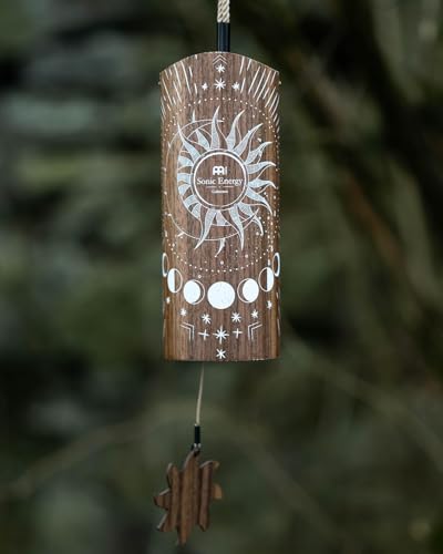 Cosmic Bamboo Chimes For Calming Meditation, ASMR, Sound Healing Therapy, and Yoga - size: Single, style: Luna