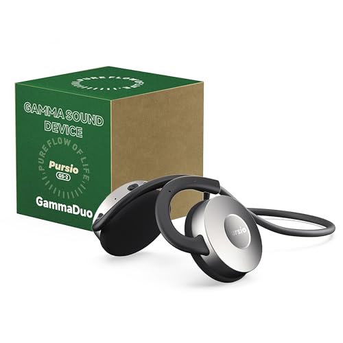 40Hz Gamma Sound Therapy Machine Gamma Audio Meditation Headset, Behind-Ear Design, USB-C Charging