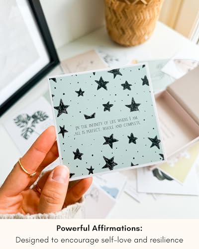 Lamare Positive Affirmation Cards for Women – Daily Affirmations of Positive Quotes and Mindfulness Cards, Inspirational Spiritual Gifts - size: 4.7 X4.7 inch, style: Original Affirmation Cards