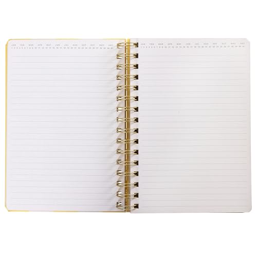 Graphique Currently Spiraling Modern Spiral-Bound Journal | Hardcover Notebook for Daily Writing | High Quality Paper Stationery for Office or Home | 6 x 8 Inches with 160 Lined Pages - color: Spiraling