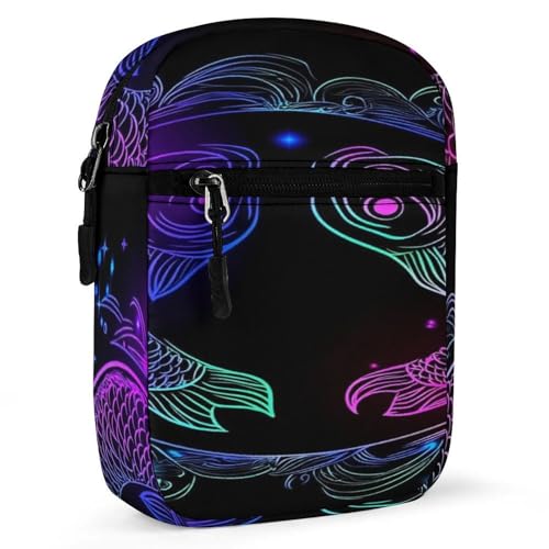 Stylish Messenger Bags Easy to Clean, Sling Backpack with Zipper, Crossbody Bag for Gym - color: Picture(342)
