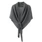 Cashmere Blend Shawl Wraps for Women,Cashmere Poncho Pashmina for Women Travel Scarf for All-Season with Gift Box - color: Grey