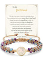Gifts for Daughter Granddaughter, To My Mom Grandma Wife Girlfriend Sister Jasper Heart Bracelets Birthday Graduation Anniversary Christmas Stocking Stuffers Valentines Mothers Day Jewelry - style: 3.Gift To My Girlfriend: Purple Beads