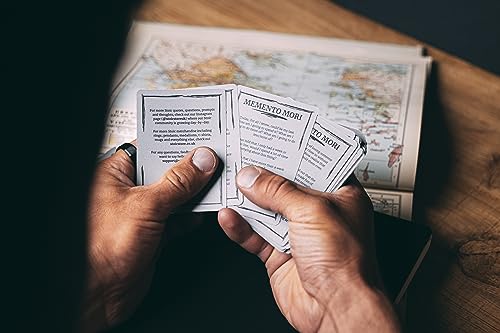 STOIC STORE UK Stoic Cards - Daily Stoic Journal Prompts - Daily Stoicism Reflections - Stoic Philosophers Quotes and Wisdom - Perfect for The Practicing Stoic