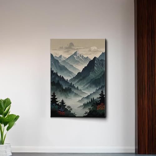 Japanese Wall Art, Minimalist Wall Art, Neutral Abstract Art, Modern Minimalist, Zen Wall Art, Zen Printed Wall Art, Japanese Art Print, Canvas, Decor