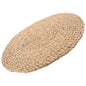Woven Meditation Floor Cushion Seat Pad, 40x40cm Deep Grass Zabuton Mat for Yoga, Tatami, Zen Sitting, Handmade Floor Pillow for Bedroom and Meditation Practice