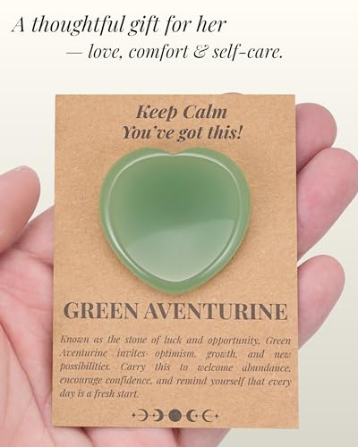 Crystals and Healing Stones Set for Anxiety, Relaxation Spiritual Crystals Gift for Meditation, Manifestation, Zen, Reiki, Fengshui (Keep Calm, You've Got This!) - color: Keep Calm, You've Got This!
