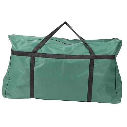 Large Capacity Oxford Cloth Storage Bag Multi-functional Luggage Bag for Clothes Quilts and for Moving Travel and Camping - color: Green