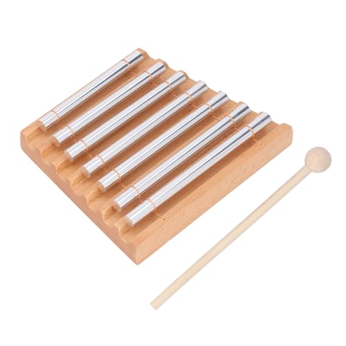 7 Tone Hand Chime Percussion Bell Instrument Cultivate Musical Sense Meditation Sound Healing Yoga Mindfulness for Adults