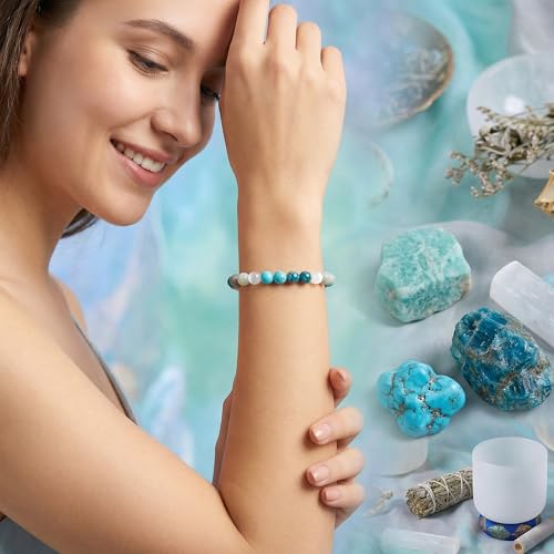 Bivei Protection Bracelet, Strength Crystal Healing Bracelet 8MM - Spiritual Stretch Beaded Jewelry for Women Men Gift - color: Best Friend