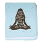 CafePress Cool Yoga Womens Meditating Meditatio Baby Blanket, Super Soft Newborn Swaddle - color: Sky Blue