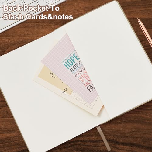 Lined Journal Notebook for Work College Ruled Note Book 7.2"x9.6"B5 PU Leather Daily Journaling 160 Pages for Women Men Writing Home School Supplies Business (Pink) - color: 05-Pink-1pack, style: B5 Lined 160pages